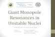 Giant Monopole Resonances in Unstable Nuclei presentations/McGrew.pdf · v12 0.48 h1 0.57 h2 0.69 h3 1.23 h4 0.94 h5 1.15 h6 2.01 h7 1.85 h8 1.00 h9 1.25 h10 1.05 ... measurable current