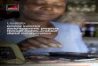Uganda - GSMA · Uganda Vision 2040, harnessing the power of mobile technology will be critical to influencing progress across all development goals. Mobile is the first among all
