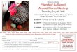 Friends of Aullwood Annual Dinner Meeting 2018 Invitation 2018-06-25آ  Please join us for the Friends