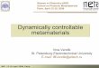 Dynamically controllable metamaterialsesperia.iesl.forth.gr › ~wip › lectures › pdfs › Vendik2.pdf · 2008-04-29 · WiP, 13-18 April 2008, Paris I.Vendik Dynamically controllable