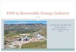 EHS in Renewable Energy Industry - Denver, Colorado · 2016-04-14 · Safety: Renewable Energies vs. Fossil Fuels ! Sumner-Layde Fuel Cycle Comparison (JAMA 2009) • Review of 3