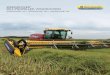 SPEEDROWER SELF-PROPELLED WINDROWERS · familiar shape of today’s machines. The first commercial-grade model was introduced with a diesel engine rated at 100 horsepower and a top