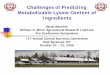 Challenges of Predicting Metabolizable Lysine Content of ...adisseo.biz/EM/documents/SmartMail/Adisseo_cnc09_SBoucher01.pdfChallenges of Predicting Metabolizable Lysine Content of