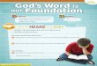 God’s Word Is our Foundation - Answers in Genesis · God’s Word Is our Foundation • The Bible is the starting point from which we make decisions. • God’s Word is perfect