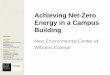 Achieving Net-Zero Energy in a Campus Building...Achieving Net-Zero Energy in a Campus Building 1. Net-zero concepts 2. Living Building Challenge new Environmental Center at Williams