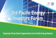 PowerPoint Presentation › wp-content › uploads › 2018 › 09 › ... · Featured Countries •Cook Islands •11MW of solar PV, 2MW of wind and 2MW of hydro pumped storage •Fiji