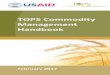 TOPS Commodity Management TOPS Commodity Handbook … › sites › default › files › tops... · 2019-12-19 · TOPS Commodity Management Handbook February 2017 TOPS Commodity