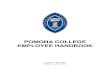 Pomona College Employee Handbook › sites › default › files › employee-handbook.… · Pomona College. I also understand that this Handbook may be amended at any time and that