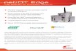 netIOT Edge Datasheet 01-2018 GB - hilscher.com...netIOT Edge - Edge gateways for Automation Networks Maximum Security Physical separation of OT automation and IT Cloud network avoids
