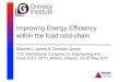 Improving Energy Efficiency within the food cold-chain · Improving Energy Efficiency within the food cold-chain Stephen J James & Christian James 11th International Congress on Engineering