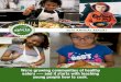 We’re growing communities of healthy eaters — and it ... · Seed to Plate program, TSC taught healthy cooking classes to 760 5th graders in Harlem and the Bronx. • NYU Langone