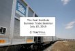 The Coal Institute Summer Trade Seminar July 15, 2019cms.thecoalinstitute.org › ckfinder › userfiles › files... · Coal Car Overview An Aging Fleet Should See Continued Retirements