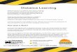 Distance Learning Flyer › wp-content › uploads › 2017 › 08 › Distance-Learning.pdfDistance learning allows participants to engage in active discussions with other learners