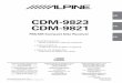 EN CDM-9823 CDM-9821 - alpine-usavault.alpine-usa.com › products › documents › OM CDM-9821.pdf · CHM-S630 • CD changer for CDM-9823/CDM-9821. • Changeur CD pour CDM-9823/CDM-9821