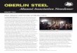 OBERLIN STEEL · 2018-01-31 · Dear Alumni and Friends of Oberlin Steel, IT IS WITH GREAT HAPPINESS and pride that I have been given the honor of introducing the first issue of the
