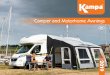 kampa.co.uk Motorhome Awnings 20… · 2 No one has more experience of lightweight and inflatable awnings than Kampa. We understand that your awning is an important extension to your