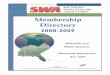 2008-2009 directory cover - Sitemason, Inc. directory.pdf · Welcome to SWA’s 2008-2009 Membership Directory & Handbook This is your copy of the 2008-2009 SWA Membership Direc-tory