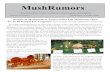 MushRumors - Northwest Mushroomers Association · MushRumors Volume 19 Issue 3 September - Ocober 2008 The Newsletter of the Northwest Mushroomers Association ... weird or edible