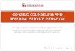 CONSEJO COUNSELING AND REFERRAL SERVICE PIERCE CO.cms.cityoftacoma.org/ncs/mhcd/collaboration... · Introduction and Contact Information Mario Paredes, Executive Director (206) 461-4880