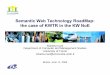 Semantic Web Technology RoadMap: the case of KWTR in the ...kmi.open.ac.uk › events › eswc06 › RoadMap-Uni Trento_Final.pdf · Aims of semantic web technology roadmap (KWTR):