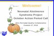 Welcome to the OPQC NAS April Action Period Call › sites › bmidrupalpopqc.chmcres.cchmc.org... · 2016-10-27 · Welcome to the OPQC NAS October 2016 Action Period Call Thank