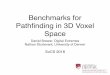 Benchmarks for Pathﬁnding in 3D Voxel SpaceBenchmarks for Pathﬁnding in 3D Voxel Space Problem Sets •Wanted interesting test problem •Random problems are mostly trivial •Data