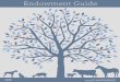 Endowment Guide - Home | College of Veterinary …...fund. Each named fund owns a number of shares in the University Endowment Fund based on the value of gifts to that fund. Representing