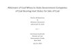 Allotment of Coal Mines to State Government Companies of ... · Allotment of Coal Mines to State Government Companies of Coal Bearing Host States for Sale of Coal-Queries & Responses