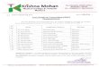 Krishna Mohan Medical College & Hospital, Mathura | Best ... · Krishna Mohan Medical College & Hospital Mathura PALI DUNGRA, SONKH ROAD, 281123 PH. : 07900383777, 08477000180 Date