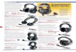 Sennheiser HMD280 Headset Experience€¦ · split headband with dynamic, closed headphones is combined with a quality supercardioid close-contact dynamic mic. The HMD25 can’t be