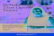 Scholarships That Open Doors - Dominican University€¦ · Scholarships That Open Doors “Dominican University gave me hope. It offered me a lot of help through scholarships. Now,