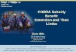 COBRA Subsidy Benefit: Extension and Then · • Subsidy period typically started 3/1/09 and ran for 9 months • Not designed to be permanent revision to COBRA –ARRA amendments