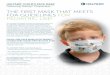 THE FIRST MASK THAT MEETS FDA GUIDELINES FOR PEDIATRIC USE! · THE FIRST MASK THAT MEETS FDA GUIDELINES FOR PEDIATRIC USE! The Centers for Disease Control and Prevention protocols