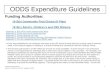ODDS Expenditure Guidelines€¦ · Expenditure Guidelines Version 11 Effective 11/1/19 3 • Staffing ratios use the convention of # attendants or staff: # individuals getting services