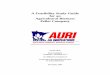 A Feasibility Study Guide for an Agricultural Biomass ......AURI also engaged a company called ﬁRelevant ideas–LLCﬂ to assess the market for agricultural biomass pellets and