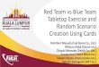 Red Team vs Blue Team Tabletop Exercise and Random ... - FIRST€¦ · Red Team vs Blue Team Tabletop Exercise and Random Scenario Creation Using Cards Yoshihiro Masuda (Fuji Xerox