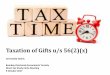 Taxation of Gifts u/s 56(2)(x)...2017/10/09  · Taxation of Gifts u/s 56(2)(x) CA Krutika Fadnis ombay hartered Accountants’ Society Direct tax Study Circle Meeting 9 October 2017