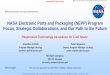 NASA Electronic Parts and Packaging (NEPP) Program Focus ... · Performance Spacecraft Computing (HPSC) Graphics ... Cobham – FC/Organic. Cobham – ... Pace of technology evolution