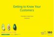 Getting to Know Your Customers - Amazon Web Services...Getting to Know Your Customers •Navigating the modern diner • Mixed messages •Exploring drivers of visitation • The silent