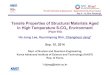 Tensile Properties of Structural Materials Aged in High ...sco2symposium.com/papers2014/materials/32PPT-Jang.pdf · Needle-like ppt G.B. carbide G.B. carbide G.B. carbide Cr-rich