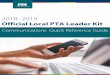 Official Local PTA Leader Kit › docs › default-source › local... · create, and they can be great to share with your local media. With the advent of smartphones, users can quickly