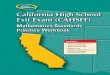 California High School Exit Exam CAHSEEarletahigh.net/ourpages/auto/2008/12/17/62354041/CAHSEE... · 2008-12-22 · ISBN 0-07-867344-5 9 780078 673443 90000 GLENCOE MATHEMATICS Visit