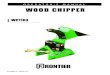 O P E R A T O R ' S M A N U A L WOOD CHIPPER - John Deeremanuals.deere.com/cceomview/5PQ990101_19/Output/5... · uses. A wood chipper produces high vibration levels which can cause