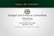 Budget and Finance Committee Meeting › BOT › BF PRESENTATION Dec 2014_DRAFT 12-2-14.pdfbowling alley and first floor of the Student Union Building. Additional budget authority