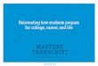 Reinventing how students prepare for college, career, and life … · Reinventing how students prepare for college, career, and life mastery.org. Mastery Transcript Consortium mastery.org