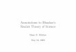 Annotations to Bhaskar’s Realist Theory of Scienceehrbar/rts.pdf · Post-Renaissance Europe, where there was a close and mutually beneﬁcial relationship between science and philosophy