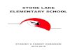 STONE LAKE ELEMENTARY SCHOOL · Welcome to Stone Lake Elementary School for the 2015-2016 school year. We are looking forward to having another awesome year. Our theme for this school