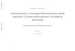 Suriname Competitiveness and Sector Diversification Project …documents.worldbank.org › ... › pdf › Rapid-Social-Assessment.pdf · 2019-07-01 · iv Suriname SCSD Project Rapid