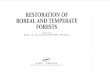 RESTORATION OF BOREAL AND TEMPERATE FORESTS · Library of Congress Cataloging-in-Publication Data Restoration of boreal a~d temperate forests / edited by John A. Stanturf, Palle Madsen