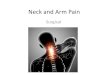 Neck and Arm Pain...•Upper limb neurological examination normal •Spurling [s test negative . Investigations ... placement on X-Ray. Non-instrumented fusion . Anterior cervical
